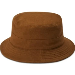 Czekoladowo-brązowy kapelusz Bucket Hat Giotto Moda