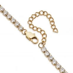 Dazzle | 2mm pozłacana 14K bransoletka tenisowa z cyrkoniami