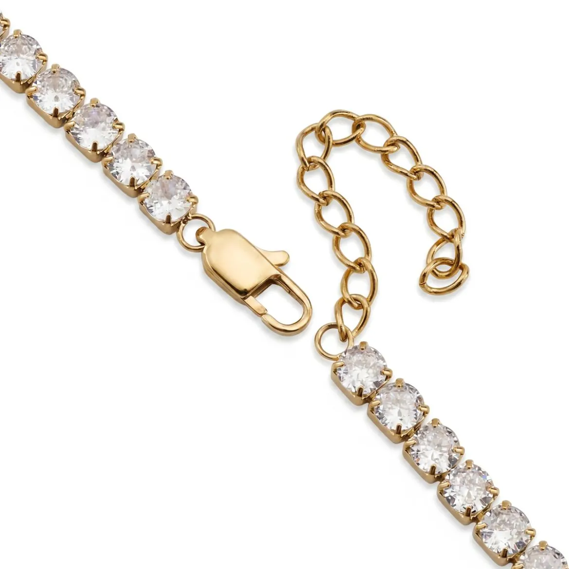 Dazzle | 5mm pozłacana 14K bransoletka tenisowa z cyrkoniami