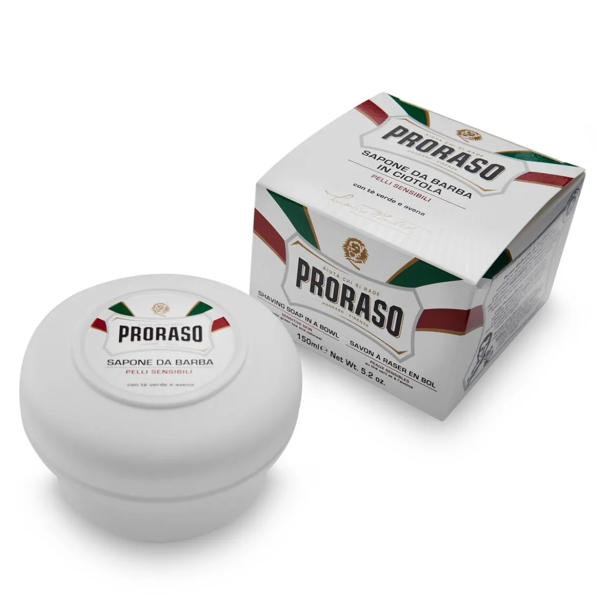 Delikatne mydło do golenia z zieloną herbatą 150 ml