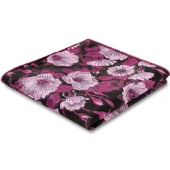 Dianthus | Różowa poszetka jedwabna w kwiaty
