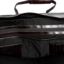 Duża torba na ramię w kolorze ciemnobrązowym Jasper