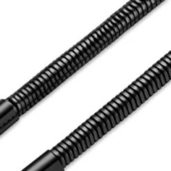 Essentials | 4 mm spiżowo-czarna bransoletka wężyk