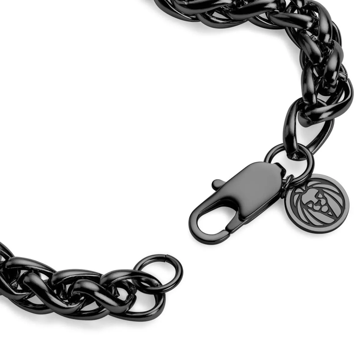 Essentials | 8 mm spiżowo-czarna bransoletka kłos