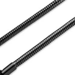 Essentials | 3 mm spiżowo-czarna bransoletka wężyk