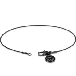 Essentials | 1 mm spiżowo-czarna bransoletka wężyk