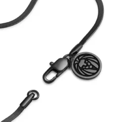 Essentials | 2 mm spiżowo-czarna bransoletka jodełka