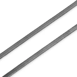 Essentials | 2 mm spiżowo-czarna bransoletka jodełka