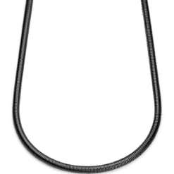 Essentials | 6 mm spiżowo-czarny naszyjnik wężyk