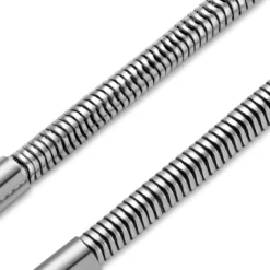 Essentials | 4 mm srebrzysta bransoletka wężyk