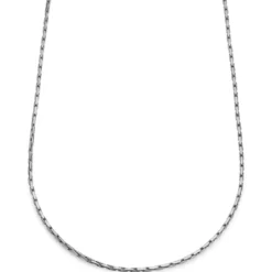 Essentials | 3 mm srebrzysty naszyjnik kostka
