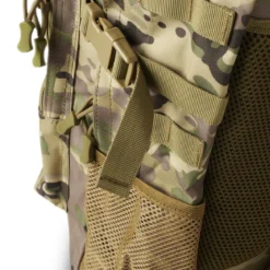 Expedition | Taktyczny plecak kamuflażowy wielokomorowy 35L, w kolorze wojskowe khaki z panelem na naszywki