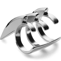 Helix | srebrzysty mankiet do uszu Wolverine