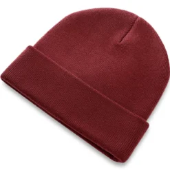 Hiems | Bordowa czapka beanie z bawełny z recyklingu