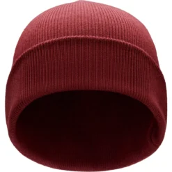 Hiems | Bordowa czapka beanie z bawełny z recyklingu