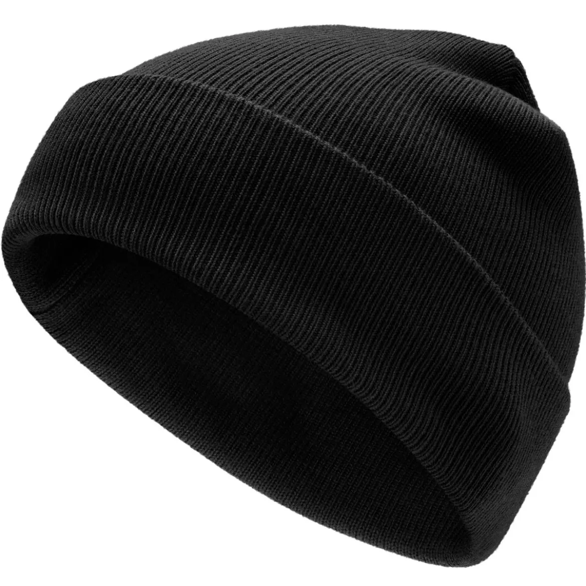 Hiems | Czarna czapka beanie z bawełny z recyklingu