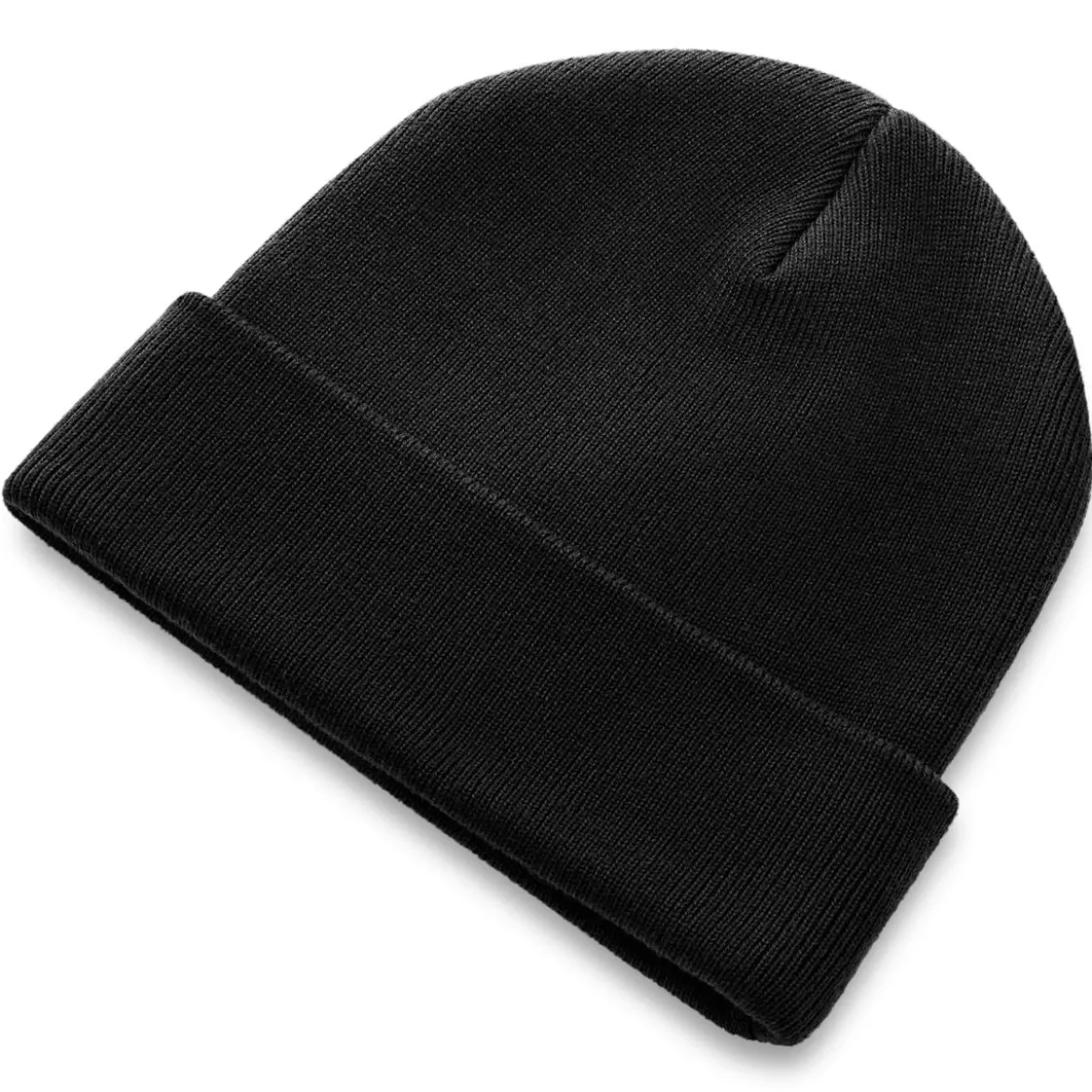 Hiems | Czarna czapka beanie z bawełny z recyklingu
