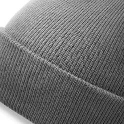Hiems | Szara czapka beanie z bawełny z recyklingu