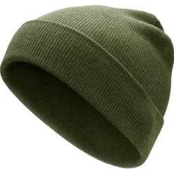 Hiems | Zielona czapka beanie z bawełny z recyklingu