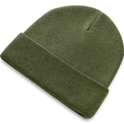 Hiems | Zielona czapka beanie z bawełny z recyklingu