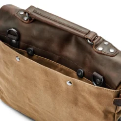 Jasnobrązowa Torba Listonoszka W Stylu Vintage
