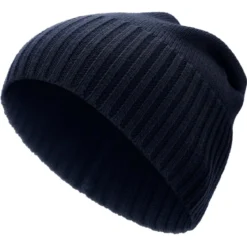 Kaleb | Granatowa czapka z wełny merino Kane
