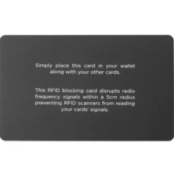 Karta blokująca RFID i NFC