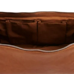Kasztanowa skórzana kosmetyczka XL Cambodia