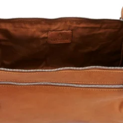 Kasztanowa skórzana kosmetyczka XL Cambodia