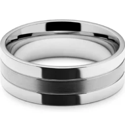 Klasyczna stalowa obrączka