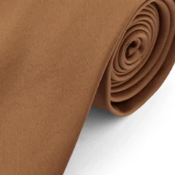 Krawat w jasnobrązowym kolorze 8 cm Basic