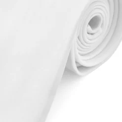 Krawat w kolorze białym 8 cm Basic