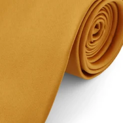 Krawat w kolorze żółtej jesieni 8 cm Basic