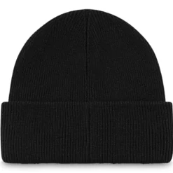 Les Deux | Czarna czapka beanie Wayne z logo