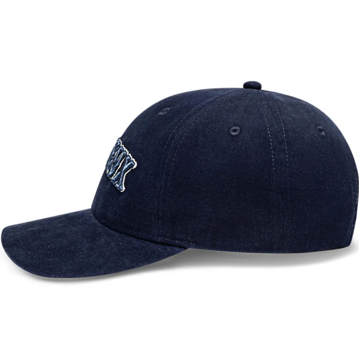 Les Deux | Granatowa czapka z daszkiem Dad Cap z kolorowym logo