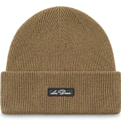 Les Deux | Jasnobrązowa czapka beanie Wayne z logo