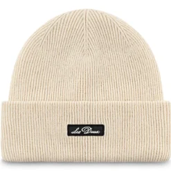 Les Deux | Kremowa czapka beanie Wayne z logo