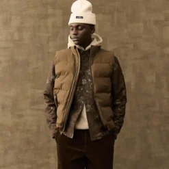 Les Deux | Kremowa czapka beanie Wayne z logo