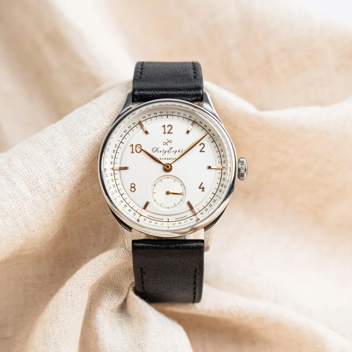 1968 Mechanical | Stal chirurgiczna, biały i różowe złoto