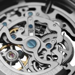 Mechaniczny zegarek kieszonkowy z widocznym mechanizmem Sigvard Agito
