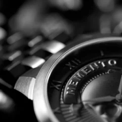 Memento Mori | Stalowy zegarek z czaszką