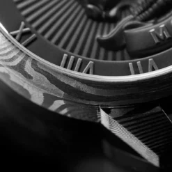 Memento Mori | Zegarek ze stali damasceńskiej z czaszką Memento Mori
