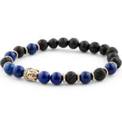 8 mm bransoletka z lapis lazuli ku czci Buddy