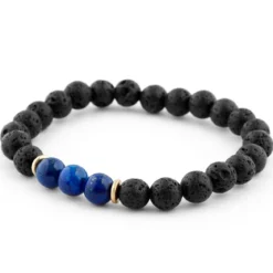 8 mm bransoletka z niebieskim lapis lazuli Fuji