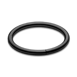 8 mm czarny piercing kółko ze stali chirurgicznej