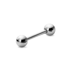 6 mm srebrzysta prosta sztanga z kulkami ze stali chirurgicznej