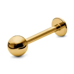 8 mm złocisty wkręt labret z kulką ze stali chirurgicznej