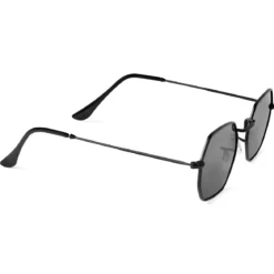 Modne czarno-czarne okulary przeciwsłoneczne