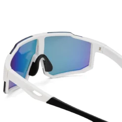 Momentum | Czerwono-białe sportowe okulary przeciwsłoneczne wraparound