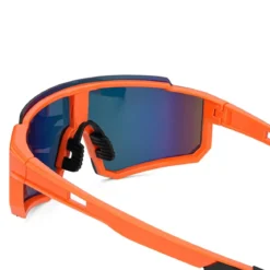 Momentum | Pomarańczowe sportowe okulary przeciwsłoneczne wraparound